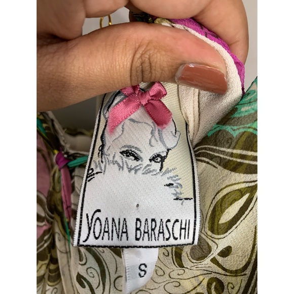 Anthropologie Yoana Baraschi Print Maxi Ruffle Dress - Picture 5 of 9